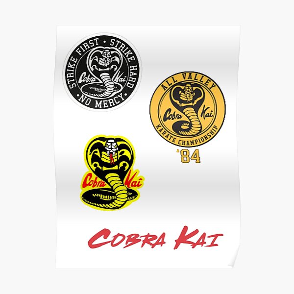 Cobra Kai sticker Pack Poster RB1006 product Offical Karl Jacobs Merch