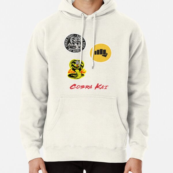 Cobra Kai sticker Pack Pullover Hoodie RB1006 product Offical Karl Jacobs Merch
