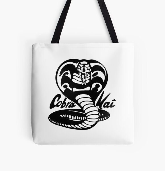 cobra kai black and white All Over Print Tote Bag RB1006 product Offical Karl Jacobs Merch