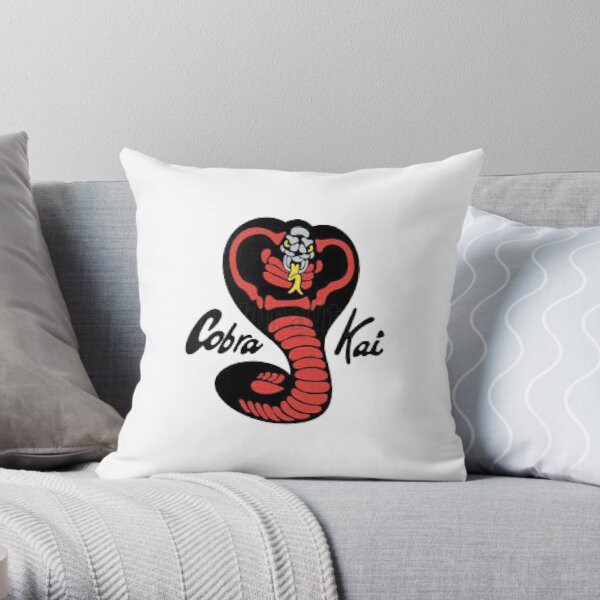 cobra kai red Throw Pillow RB1006 product Offical Karl Jacobs Merch