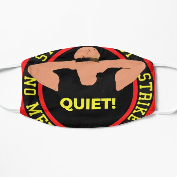 Cobra Kai - Quiet by Sensei johnny lawrence Flat Mask RB1006 product Offical Karl Jacobs Merch
