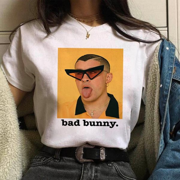 bad bunny face t shirt bbm0108 2812 - Cobra Kai Store