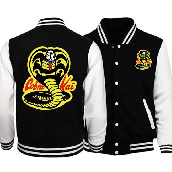 Cobra Kai Jacket Hoodie Print Coat Sweatshirt Hooded Jacket Coat Men s Jacket - Cobra Kai Store