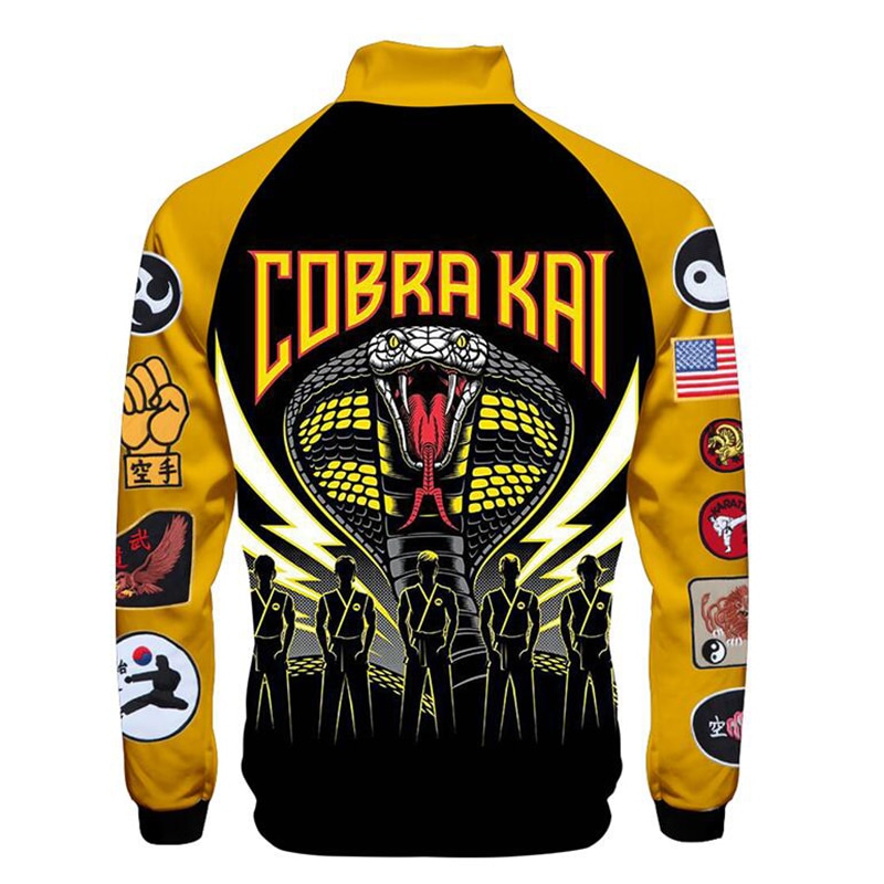 Cobra Kai Jacket - Cobra Kai Karate Graphic 3D Print Jacket
