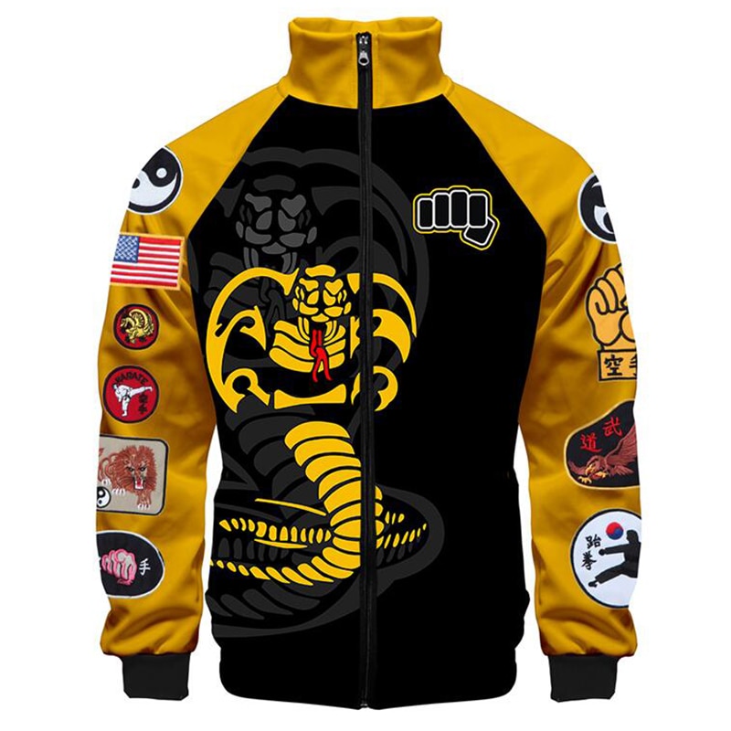 Johnny Lawrence Cobra Kai Red Jacket Size Men's XXS - Maker of Jacket